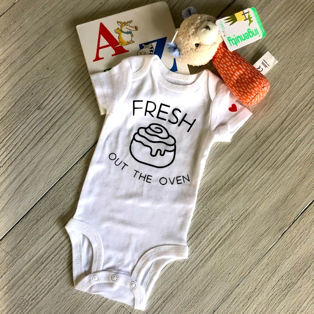 Fresh Out the Oven Cotton Onesie